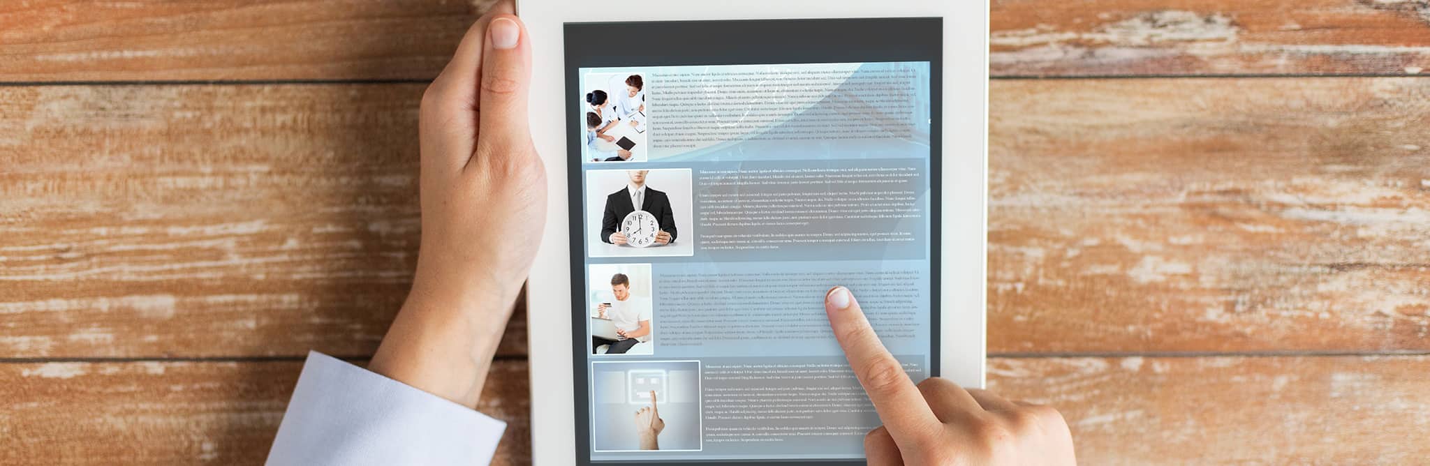 blog on tablet pc