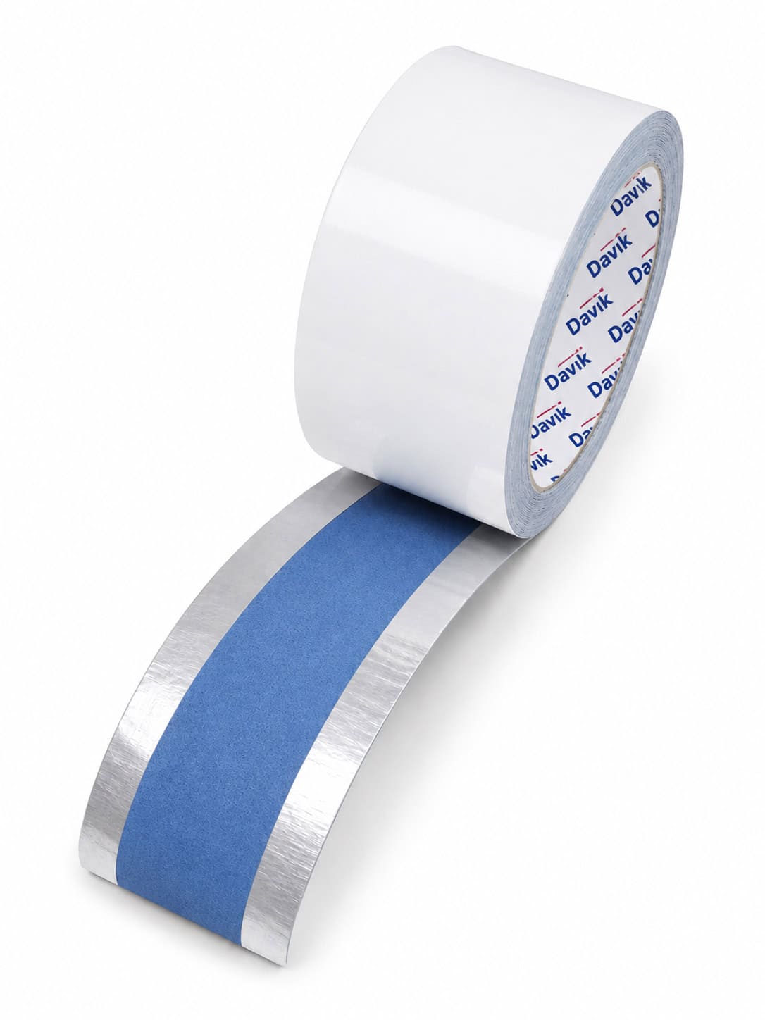 DS4885 blue stretchable nonwoven splicing tape with aluminium detection strips