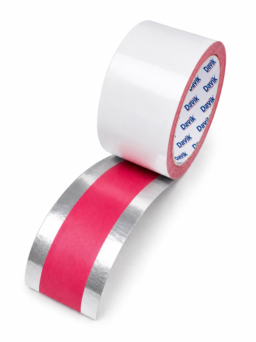 DS4885 red stretchable metal detectable nonwoven splicing tape for wide-web lines