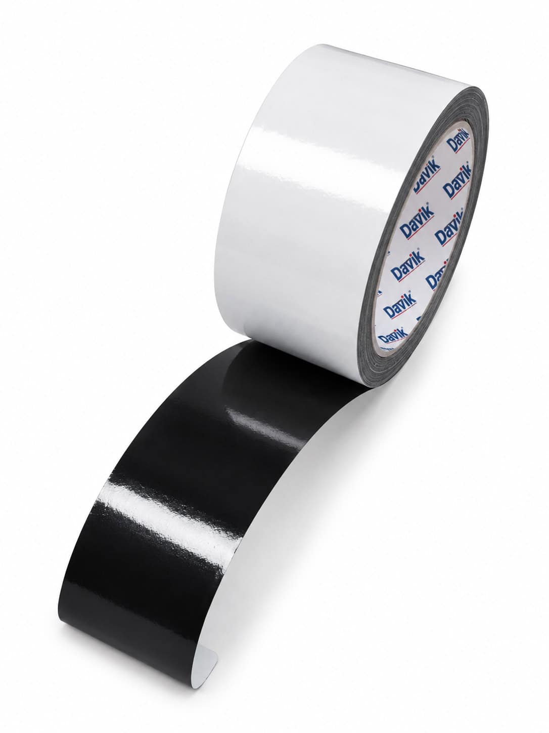 DS4935 black metal detectable aluminium splicing tape for nonwoven production lines