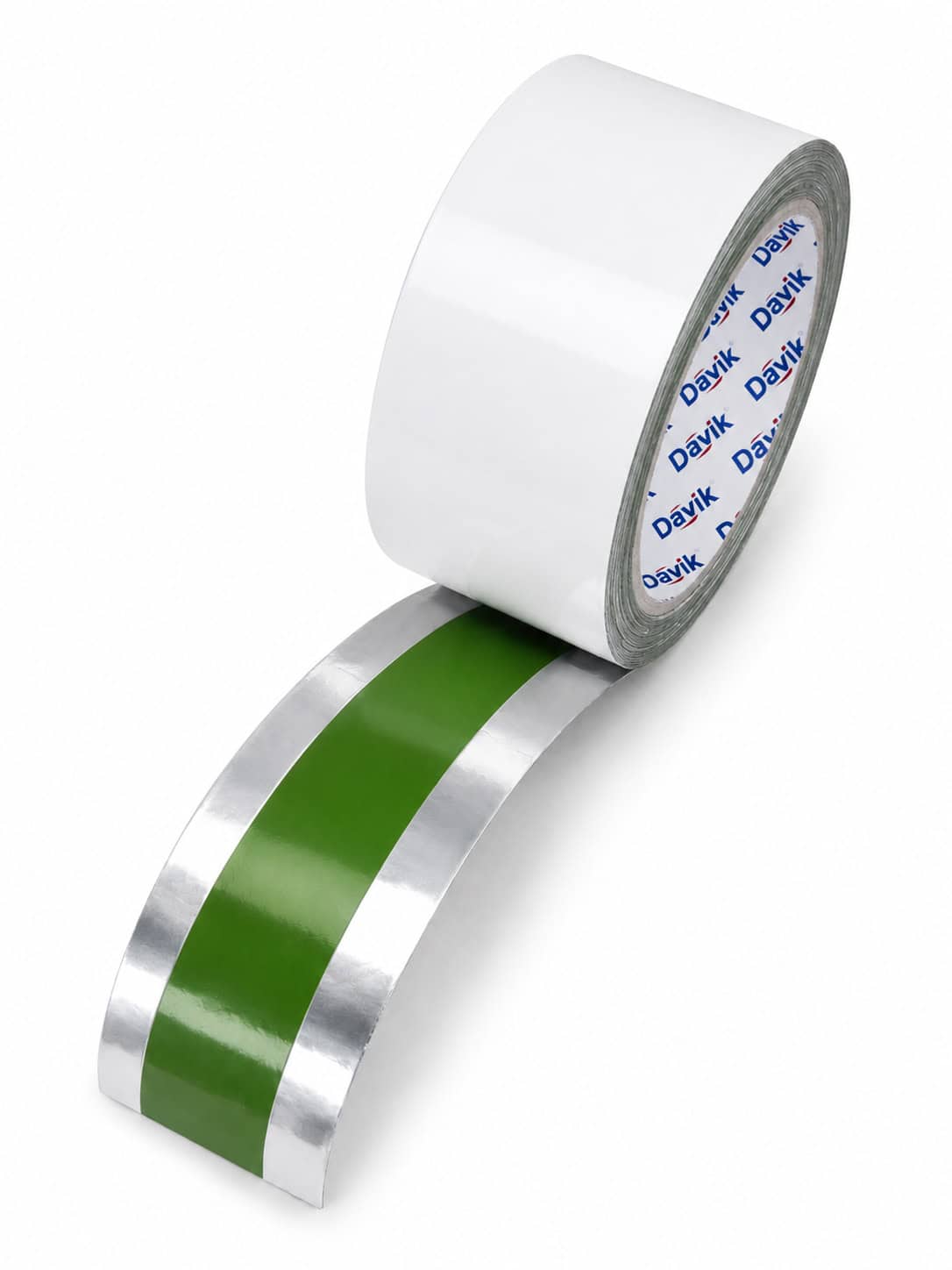 DT4133 green hot melt splicing tape with aluminium strips for high-speed flying splices